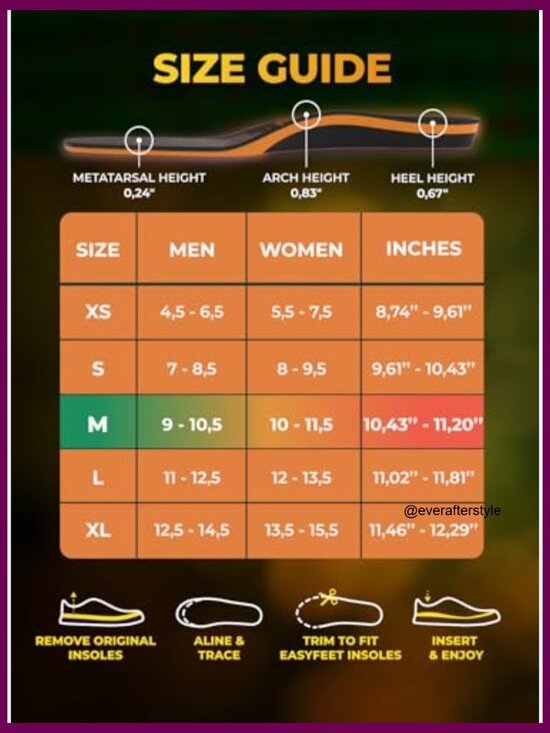 Sport Insoles with Shock Absorption, Arch Support, Cushioning main image 6